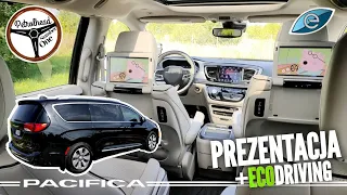 2018 Chrysler Pacifica 3.6 Hybrid | PREZENTACJA. Ile pali Plug-in z rozładowaną baterią? RACEBOX.