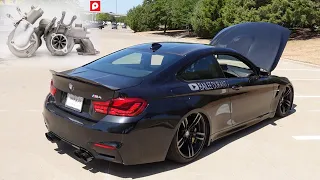 Pure Stage 2+ Turbos sound insane S55 BMW M4 FBO