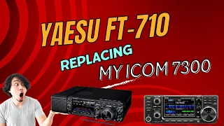 Replacing my 7300 with my new yaesu ft 710 #hamradio #hamharder