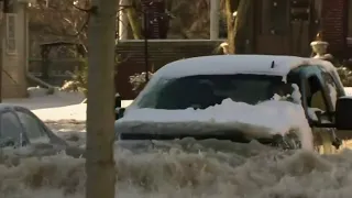 Drivers rescued after ice jams cause flooding in Monroe