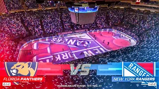 New York Rangers vs Florida Panthers Game 2 East Finals Playoffs NHL 24 Gameplay