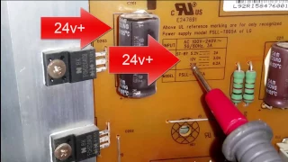 LG 37SL8000-ZB lcd tv.  repair. works but turns off after 1 hour does not start with.