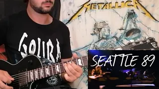 Metallica - To live is to die live Seattle 89 guitar cover