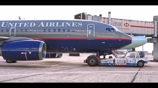 737-600 UNITED TORONTO PEARSON TAKE OFF WING VIEW #msfs2020 #aviation #aviation #landing #plane #4k