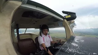 First Solo Flight - Cessna 152 - WCC PILOT ACADEMY - Carl Alquetra - Philippines
