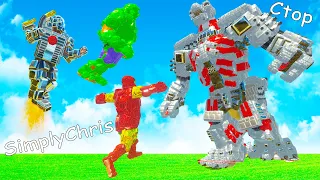 We Made the Avengers Fight Mechagodzilla 2021 in Animal Revolt Battle Simulator Multiplayer!