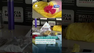 Operação prende traficante que entregava drogas via delivery | BALANÇO GERAL VERTICAL 3