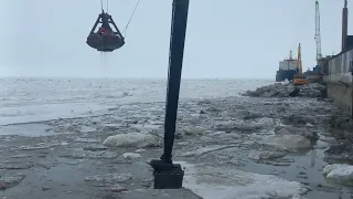 Стройка века, углубление охотского моря🌊🌊🌊