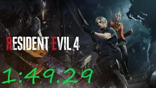 Resident Evil 4 Remake NG Standard Speedrun Any% 1:49:29