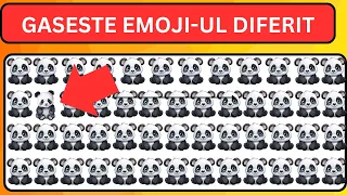 Găsește Emoji-ul Diferit.Test de atenție vizuala