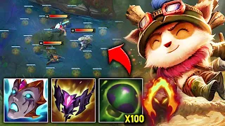 I played Teemo support and bullied the enemy team (SHROOMS EVERYWHERE)