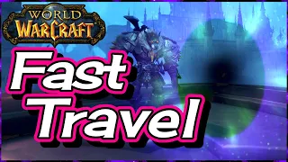 How to FAST TRAVEL Shadowlands Zones  💜 Kraken Fact