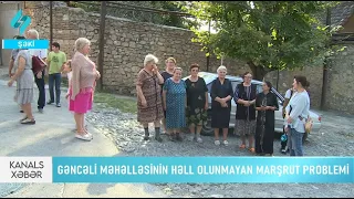 Genceli mehellesinin hell olunmayan marshrut problemi | Kanal S Xeber