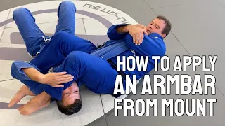BJJ For Beginners: How to Apply an Armbar from Mount Position