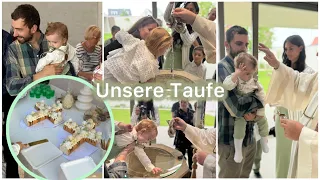 Unsere Taufe 💚 Traumhaft schön | Dario & Luisa | Torte | Marytuga