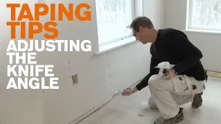 Angle Your Drywall Knife for Best Results