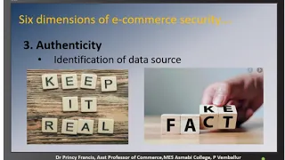 Six dimensions of e commerce security