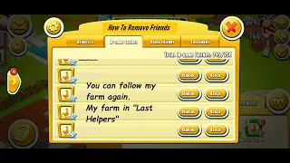 How To Remove Friends | HaY DaY Gameplay