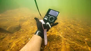 I Found FAKE AirPods, Apple Watch, and Selfie Camera Underwater!! (Helped Fisherman)