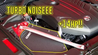 2021 Toyota Supra MST Intake Install - TURBO NOISEEEEE!