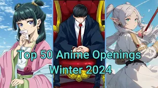 Top 50 Anime Openings of Winter 2024