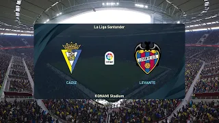 PES 2021 | Cadiz CF vs Levante - Spain La Liga | 19/01/2021 | 1080p 60FPS