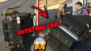 Rotating Car... ft.makergames 🔥😂 IN GTA5 || MAKER GAMES GTA 5 #makergames