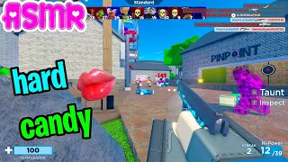 ASMR Roblox 🍀 Arsenal Relaxing Tingly Mouth Sounds + Hard Candy Sounds 💤