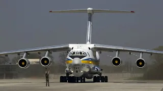 ✈Ил-76 IL-76...виды из кабины