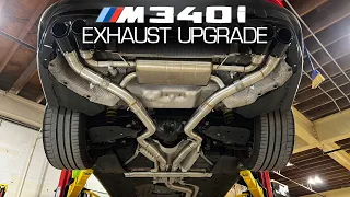 Valvetronic Designs M340i Exhaust + Downpipe Sound Demonstration