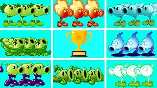 Tournament 8 Best Pea Plants - Who Will Win? - PvZ 2 Plant Vs Plant