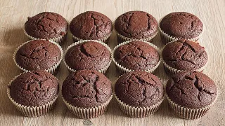 PERFECT Apple Chocolate Muffins WITHOUT Mixer in 30 minutes