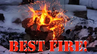 Best Fire? Swedish Top Down Fire or Top-Down Fire Method - The Upside Down Fire and How To Build It