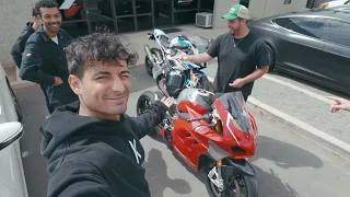 He Broke His New Panigale V4R i Got Him.…