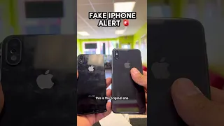 ⚠️FAKE IPHONE ALERT⚠️ YOU MUST WATCH THIS ! 😱 #shorts #apple #iphone13 #ios #iphone #fake #android