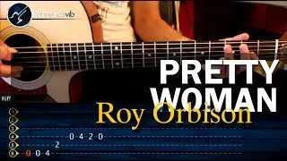Cómo tocar "Pretty Woman" de Roy Orbison en guitarra Acústica (HD) Tutorial - Christianvib