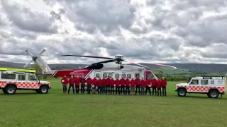 Glossop Mountain Rescue Team S-92 Helicopter Training 20/5/17