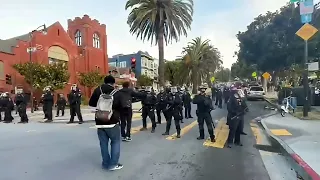 Protesters slam SFPD response to Dolores Hill Bomb melee