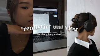 uni vlog: a *realistic* week in the life of a hong kong uni student 🍵