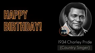 CHARLEY PRIDE Born on Mar 18 I Country Music ✨I’m just me 🎶