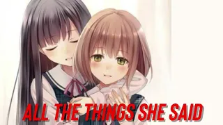 Nightcore - All The Things She Said (Rock Version)