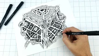 How To Draw An Underground City Map!