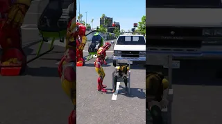 GTA V : VENOM SAVES MOM FROM IRONMAN 😮| #shorts