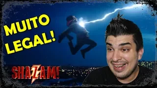 REAGINDO (REAÇAO) (REACTION) AO NOVO TEASER (SNEAK PEEK) DE SHAZAM! (DC 2019) #react