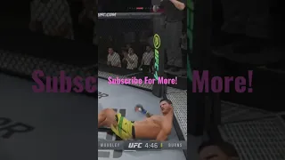 UFC 4: HE BROKE HIS NECK!!? #ufc4 #ufc #knockout #shorts #mma #gaming #subscribe
