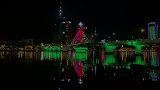 Han River Bridge at Da Nang, Vietnam