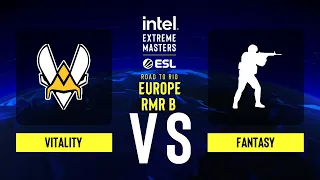 Vitality vs. FANTASY - Map 1 [Dust2] - IEM Road to Rio 2022 Europe RMR B