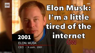 Young Elon Musk - Interview 2001 - I'm a little tired of the internet