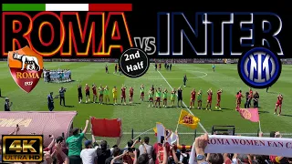 [4K] ROMA 4-3 INTER [2nd.HALF] SERIE-A FEMM. 2023-24 POULE SCUDETTO MD8 [05/05/24] 南萌華選手、熊谷紗希選手出場