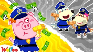 Rich vs Broke Cop - Wolfoo Pretends to be the Police and Helps Everyone 🤩 Wolfoo Kids Cartoon